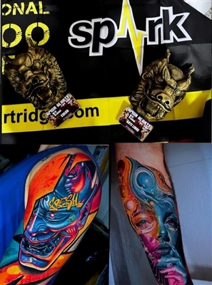Художник SPARK @anfitriontattoo здобув подвійну перемогу на Expo Tattoo Cultu...