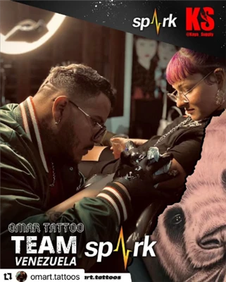 Spark Cartridges Спонсор тату-майстра