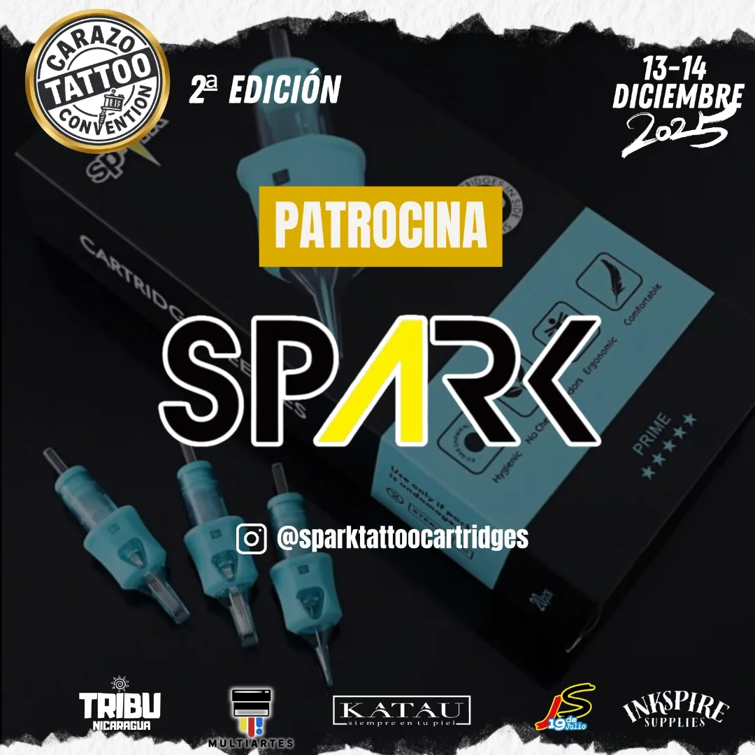Le damos la bienvenida oficialmente a sparktattoocartridges como patrocinadores de la Segu