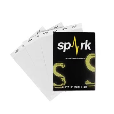 100pcs Copier Paper Tattoo Thermal Spark Tattoo Transil Transfer Paper Ticker Thermal Paper