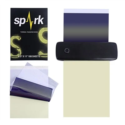 Новий папір для перенесення трафаретів для татуювань Spark