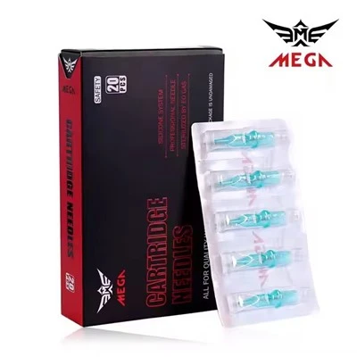 Вгору - якість Mega Tattoo Cartridge голка одноразова кругла лайнер
