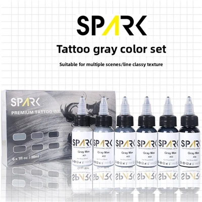 Професійний спеціальний постійний макіяж чорнильного набору Spark Grey 30ml/1oz Органічна чорнила татуювання для художників татуювання