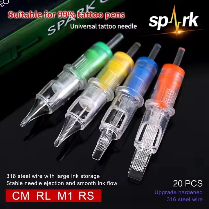 Іскра одноразова нержавіюча сталь множина специфікацій RL Tattoo Cartridge Rheal