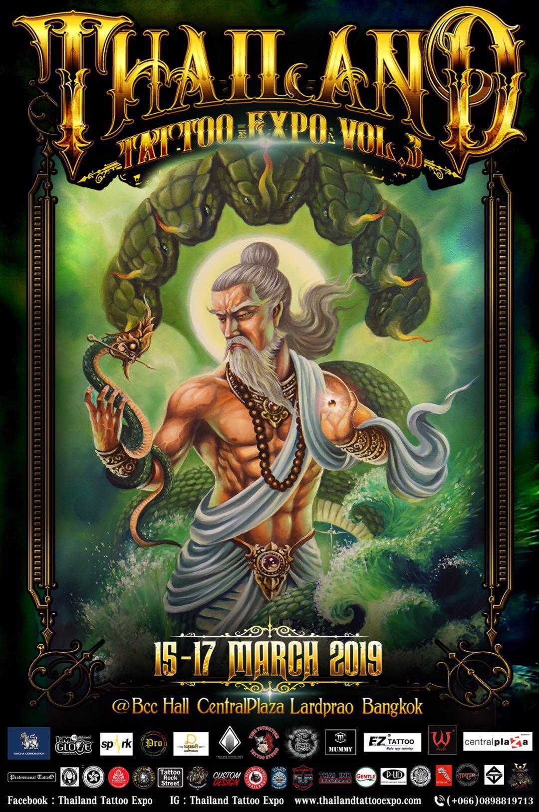Спонсор картриджів для іскрових тату в 2019 році Таїланд Tattoo Expo V3