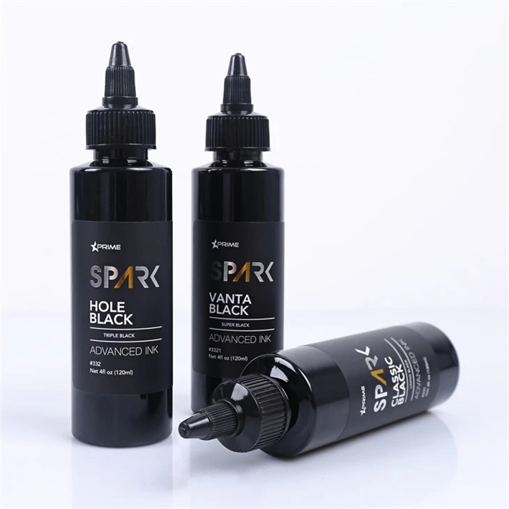 Hole Black 4OZ Triple Black Ink Серія Spark Ink Tattoo Ink Black Light