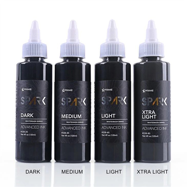 Безсвинцеві чорнила для татуювань White Wash Set Spark Tattoo Ink