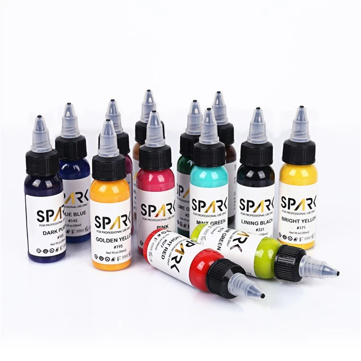Пігменти Tattoo Ink Spark Tattoo Ink Set Professional
