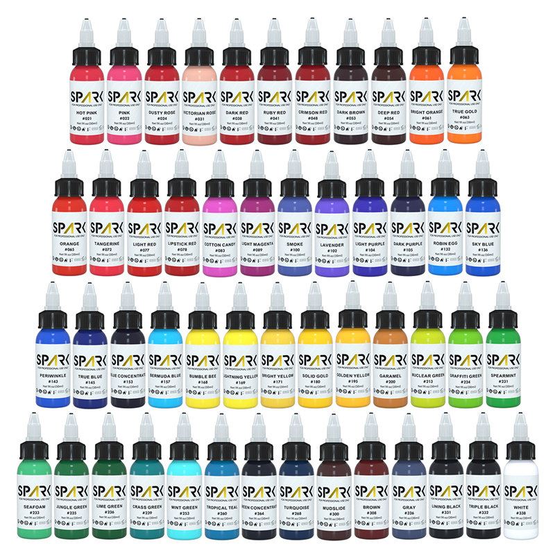 Набір чорнил для татуювання преміум-класу Spark Tattoo Supply