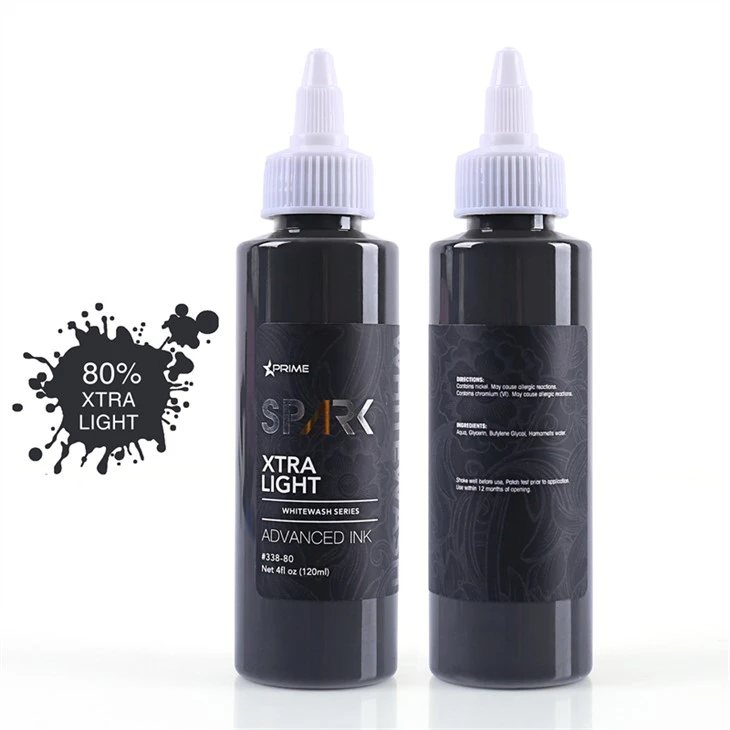 Чорнило для тату Spark Original Tattoo Ink Set Vegan White Wash Set Spark Tattoo Ink